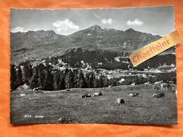 1952 Arosa, Graubünden - Vintage Postkarte