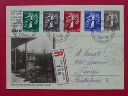 1939: FDC Deutsch Nr.228-231, Kat: 300.-, sauber entwertet.