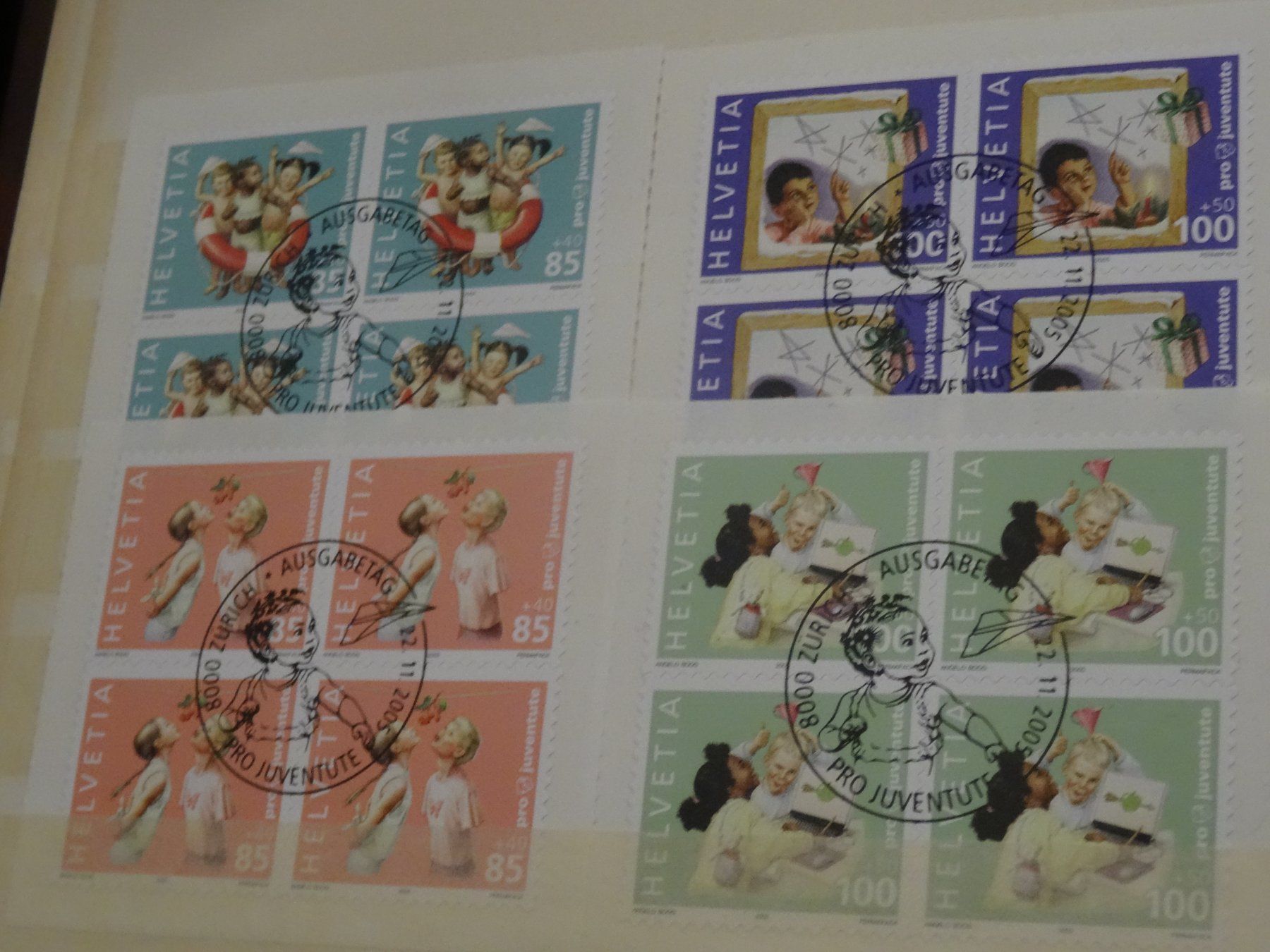 Tutti i francobolli: 2005 Viererblöcke Pro Juventute ET-STEMPEL – Usato da Olten venduto da pechsisa1