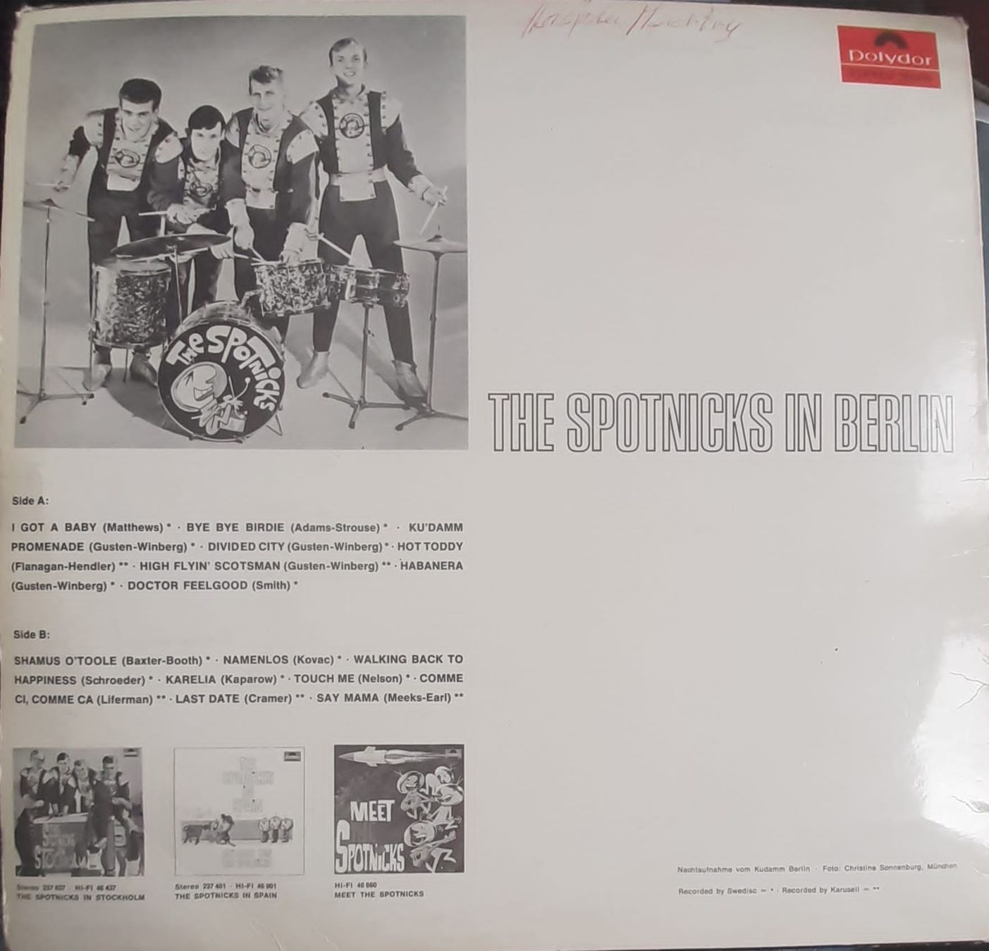 Dischi in vinile: The Spotnicks: In Berlin – Usato da Frick venduto da kyb_yq8h 2