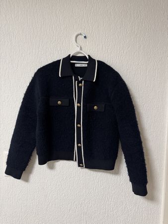 Mango Jacke/Blazer in Marineblau, Grösse M - Top Zustand!