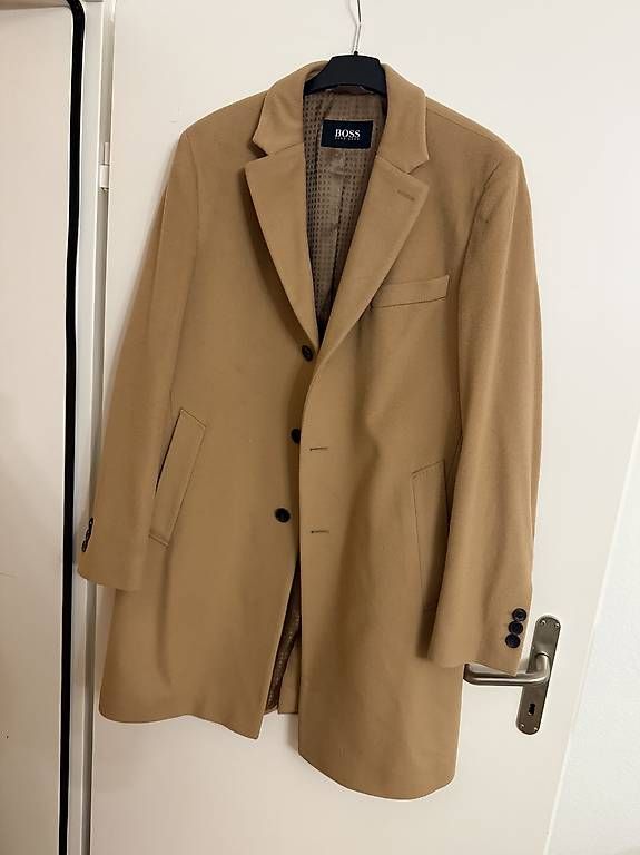 Hugo Boss Cappotti: Boss Mantel camel cashmere wool slim fit – Usato da Schaffhausen venduto da Goni17 1
