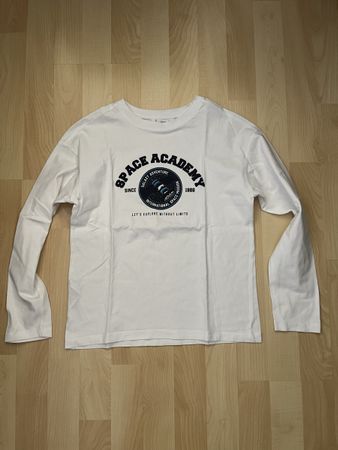 White MNG Long Sleeve T-Shirt Space Academy Size 140cm