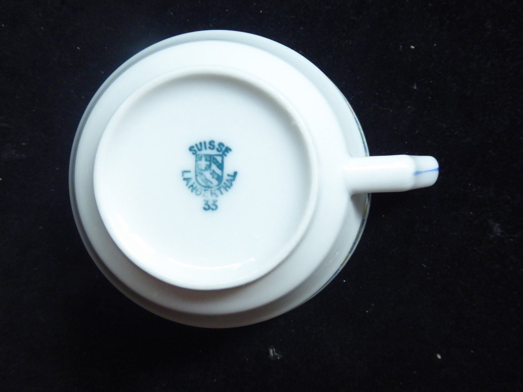 Tassen: 1933   1 Langenthal - Tasse ohne Unterteller – Gebraucht aus Zürich von Chaeffeler 2