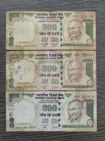 LOT Indien 3 Stück 500 Rupien, verschiedene Jahre !!!!!