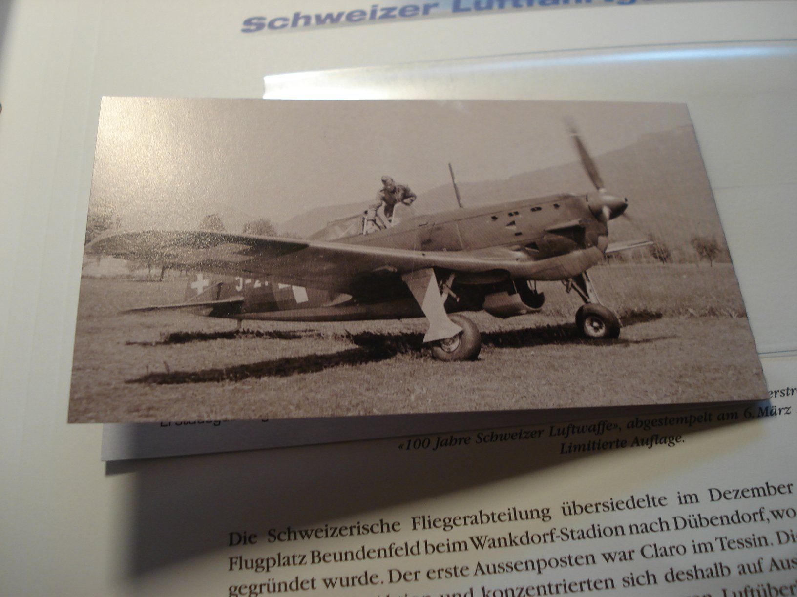 Tutti i francobolli: Markenbüchlein 100 Jahre Schweizer Luftwaffe, 2014 o – Usato da Niederwil AG venduto da morostahu 2