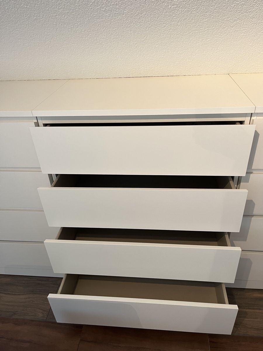 Ikea Cassettiere: Weisse Malm Kommode mit 6 Schubladen von Ikea – Nuovo (secondo la descrizione) da Bärschwil venduto da Neo_777 1