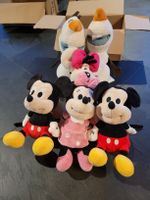 Disney Plüschtier Set Micky Minnie Olaf guter Zustand 6stk.