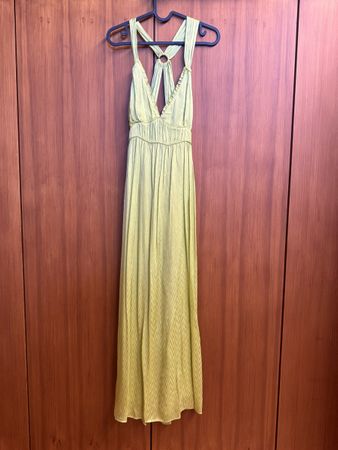 Vestito giallo estivo lungo S