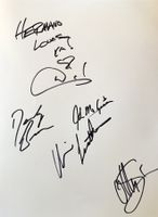 Hermano Autogramm signiert Karte 20x30cm Stoner-Rock-Band