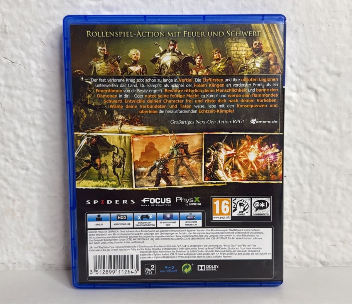 Sony Spiele: Bound by Flame - PS4/PS5 Game – Gebraucht aus Ehrendingen von bubulence 1