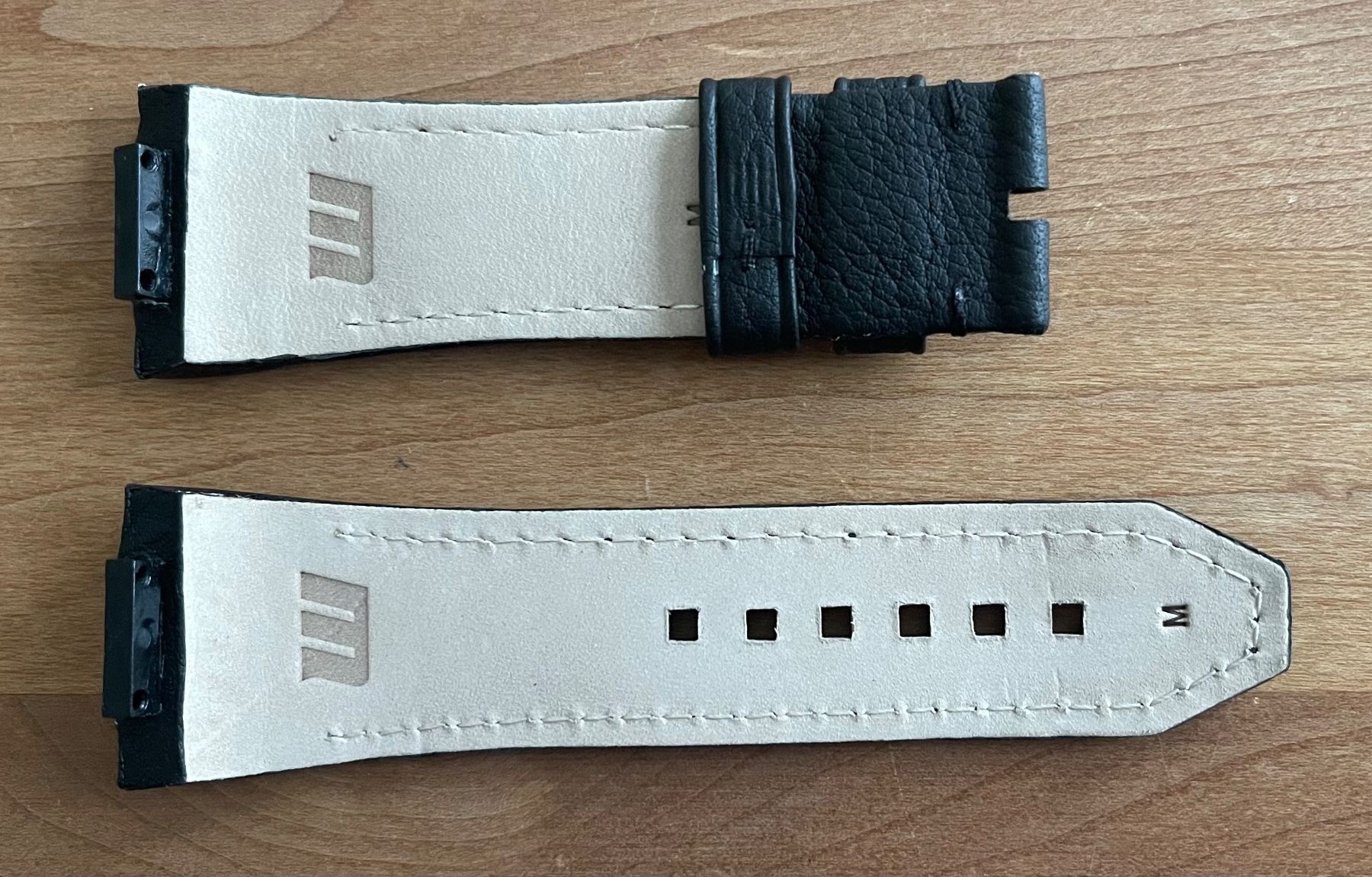 Wyler Bracciali & Braccialetti: Original WYLER Code R Chronograph Lederarmband Grösse M – Nuovo (secondo la descrizione) da Embrach venduto da Canderau 3