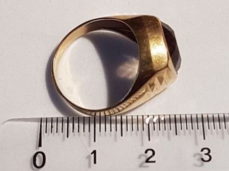 Bagues: 750 Goldring mit Rauchquarz – Neuf (Voir description) à Unterägeri par Altgoldschmuck 4