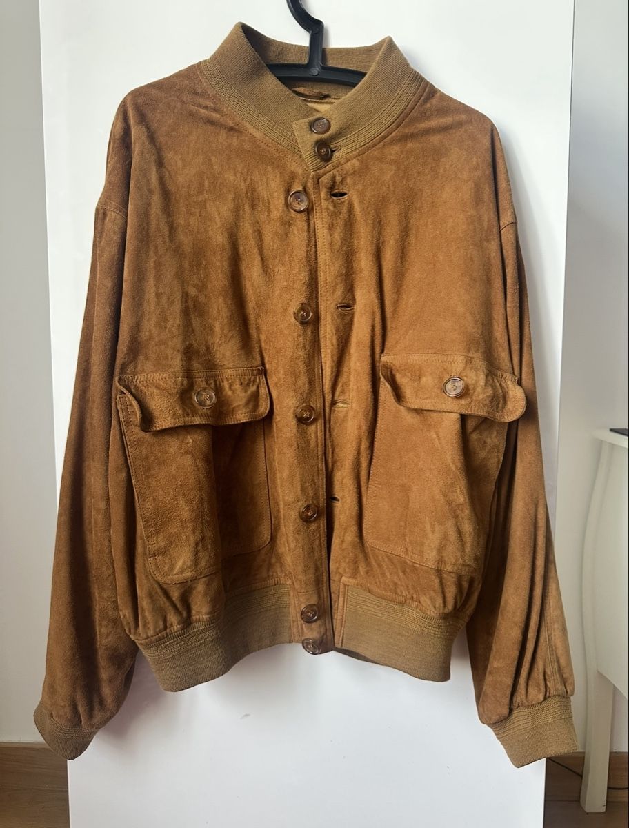 Giacche: Vintage Suede Jacket - Evolution - Size 48 - Stylish! – Usato da Vevey venduto da ledidream