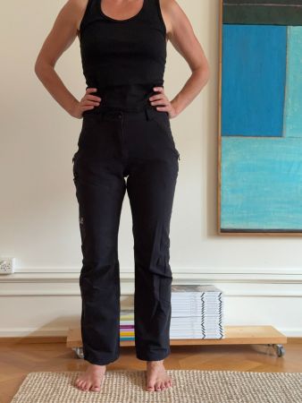 Jack Wolfskin Damen-Trekkinghose schwarz Grösse 38