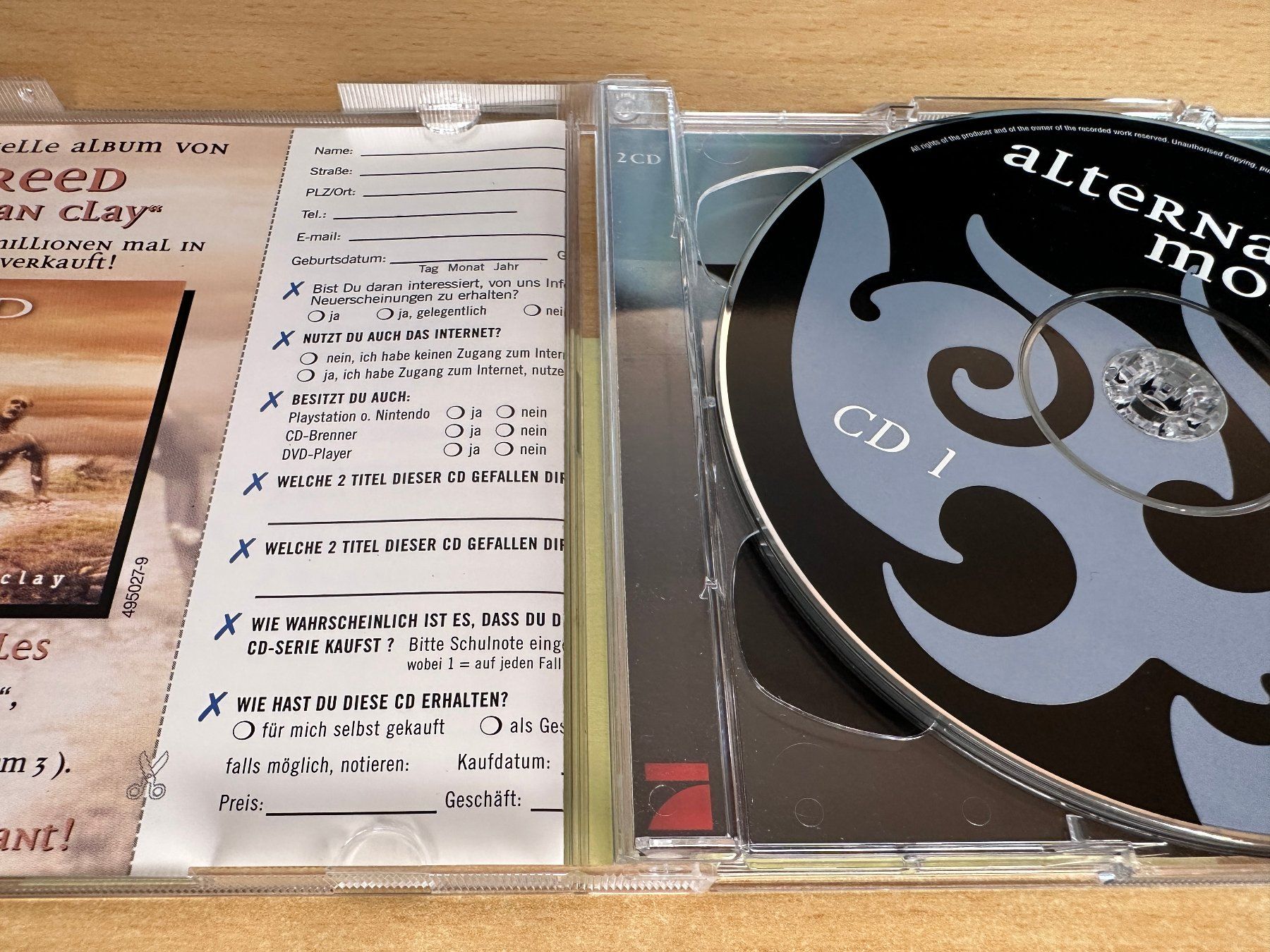 CD: Various – Alternative Moments - 2 CD – Usato da Rikon im Tösstal venduto da Alpenmutz 2