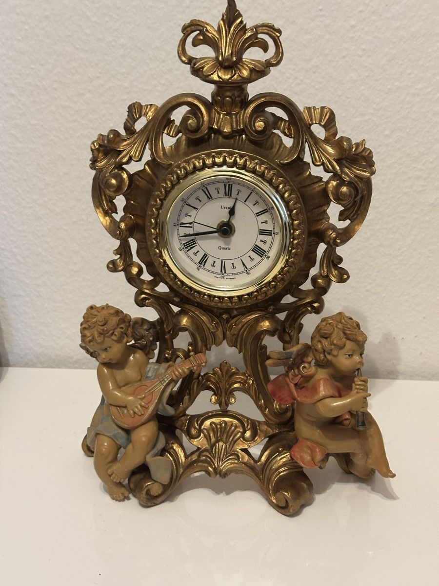 Stand- & Wanduhren: Tisch Kamin Uhr mit Batterie – Neu (gemäss Beschreibung) aus Basel von Ivana_4 6