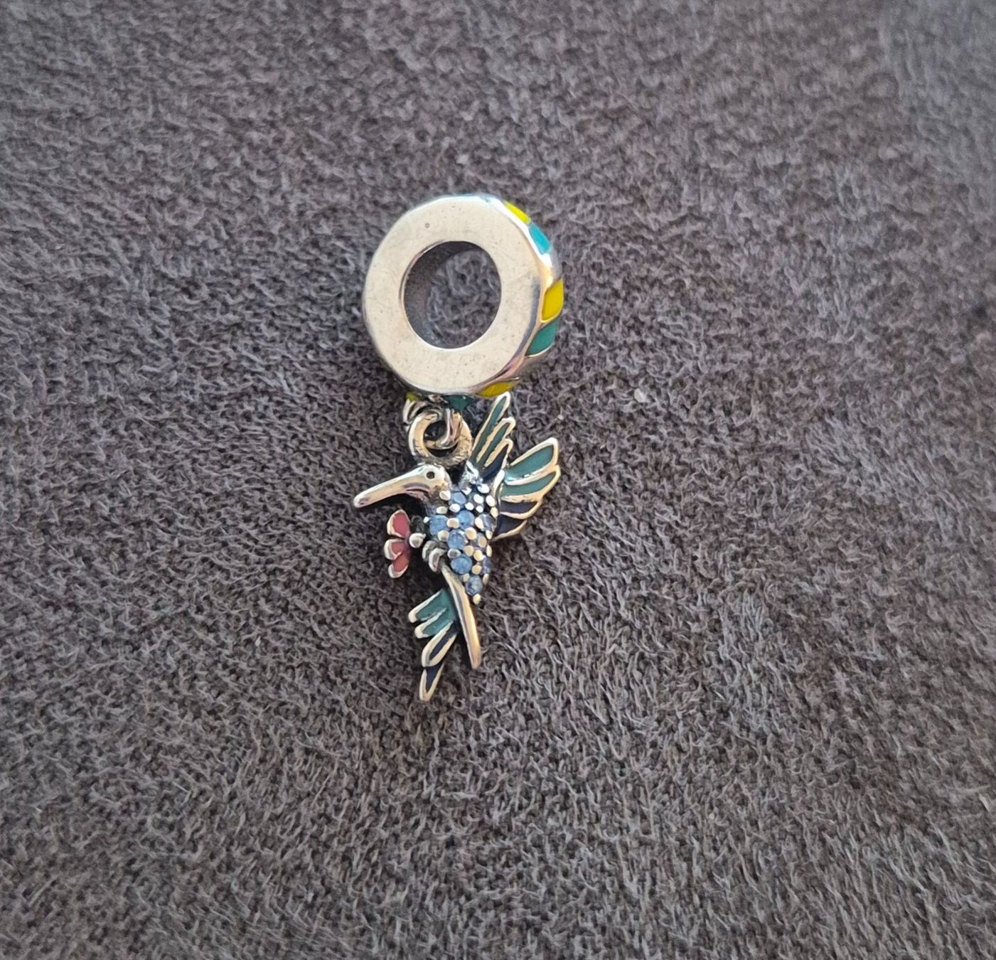 Ciondoli: Silber Charm Kolibri +Garantie – Nuovo (secondo la descrizione) da Rotkreuz venduto da Carbone_Bijou-Shop 1