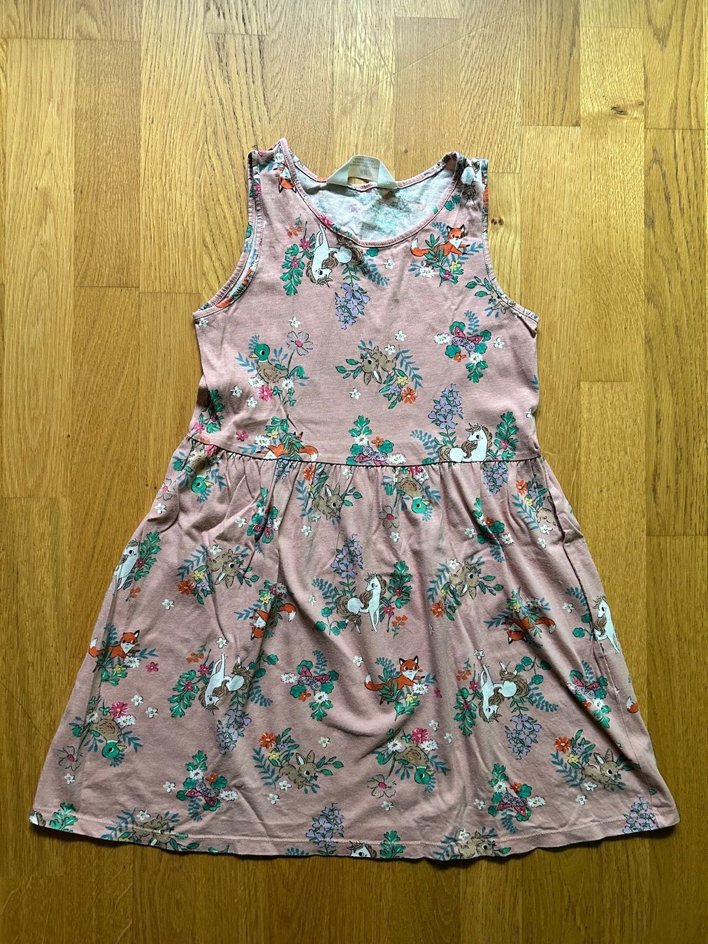 H&M Kleider & Röcke: H&M Sommerkleid Gr. 134/140 mit Tiermuster – Gebraucht aus Zürich von jules0511