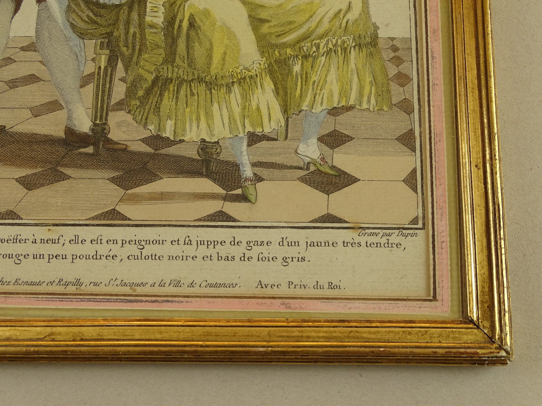 Stiche: COIFFEUR, FRISEUR, KUPFERSTICH 1778 – Gebraucht aus Grüningen von Kartensammler 6