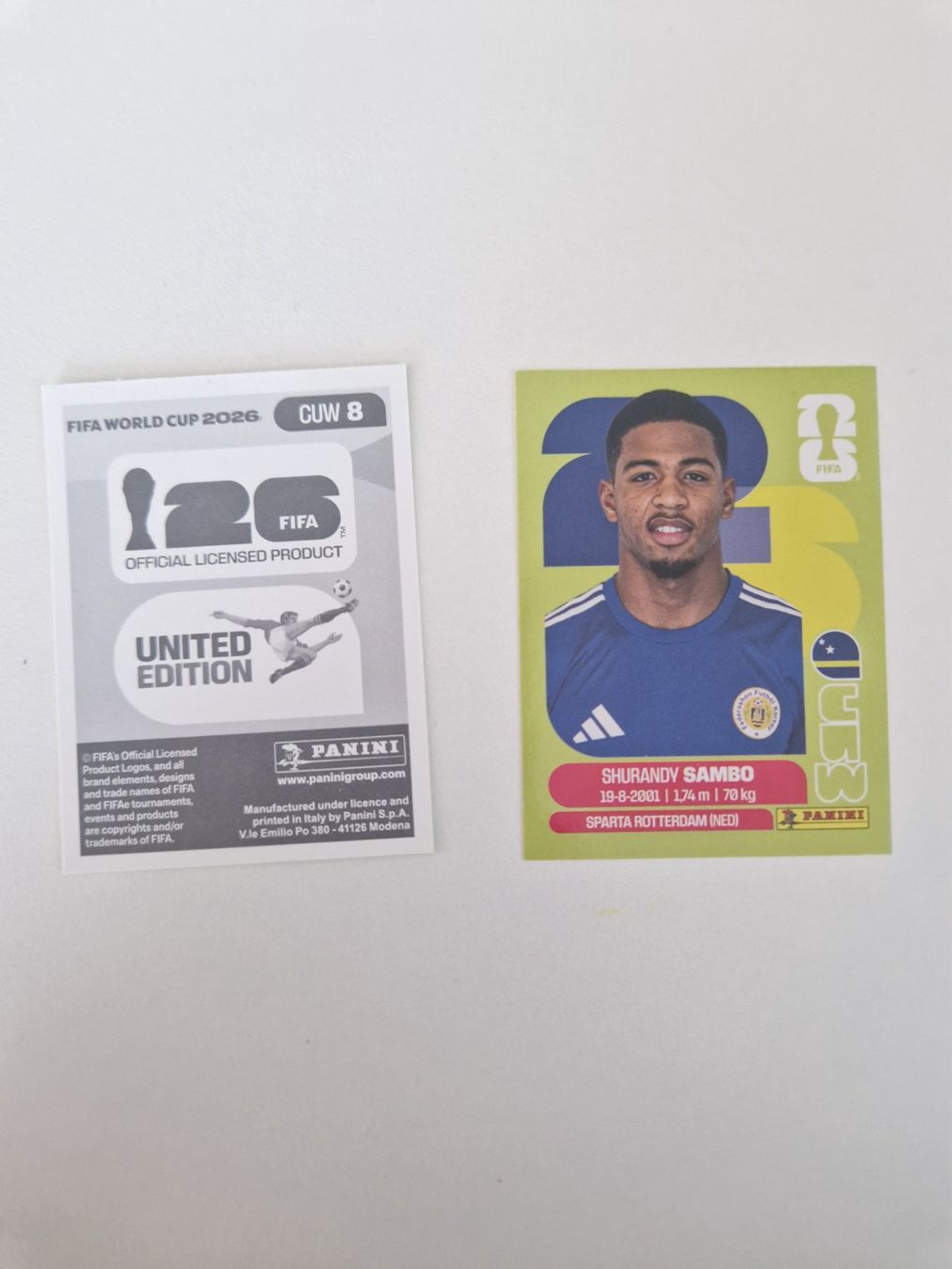 Panini Cartes à collectionner: Panini Sticker CUW8 – Neuf (Voir description) à Stüsslingen par white_angel86