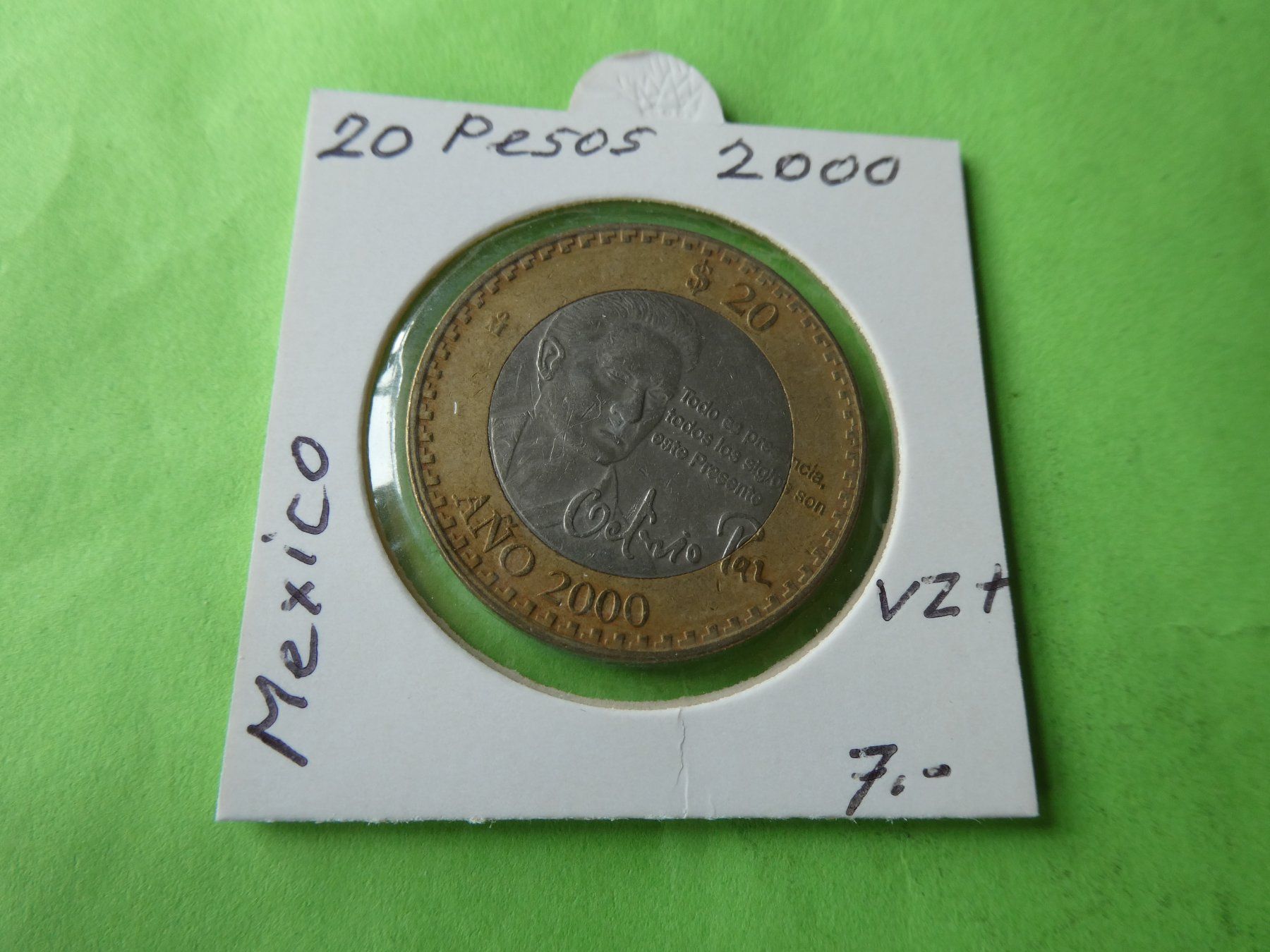 Toutes les monnaies: Mexiko 2000, 20 Pesos – D'occasion à Hinterforst par Rohusri