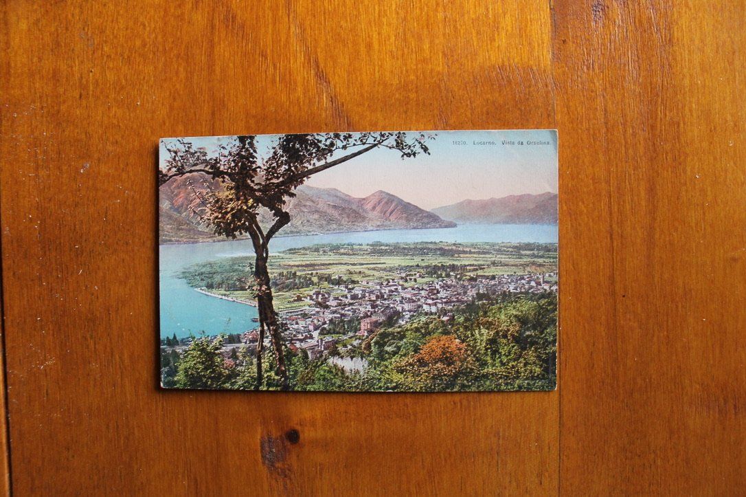 Ansichtskarten: AK Locarno, Panorama – Gebraucht aus Oftringen von kambodo
