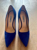 Prada Pumps Wildleder Blau, Grösse 37