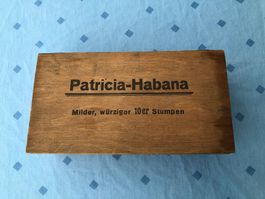 Zigarren – Holzkiste / Box «Patricia-Habana» leer – Vintage