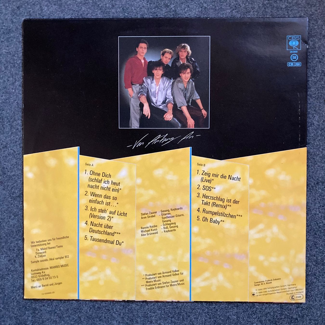 Dischi in vinile: MÜNCHNER FREIHEIT - Von Anfang an - LP – Usato da dachsen venduto da oheio 1
