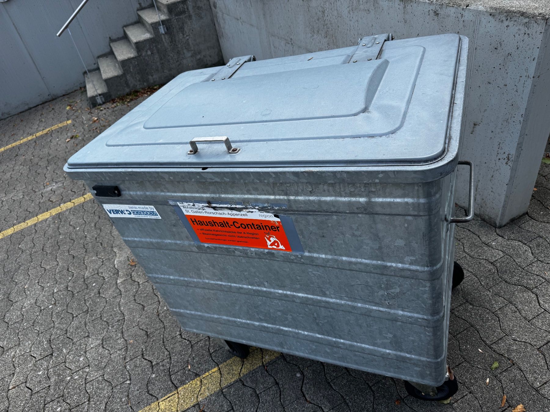Korpus: Abfallcontainer Verwo – Gebraucht aus Engelburg von Sonne0550 3