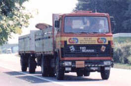 Scania 110 Lastwagen AAZ Hölstein BL Schweiz Foto