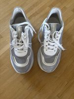 Sneaker Andia Fora grau weiss Leder guter Zustand