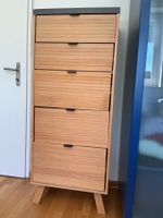 Schmales Holz-Sideboard mit 5 Schubladen