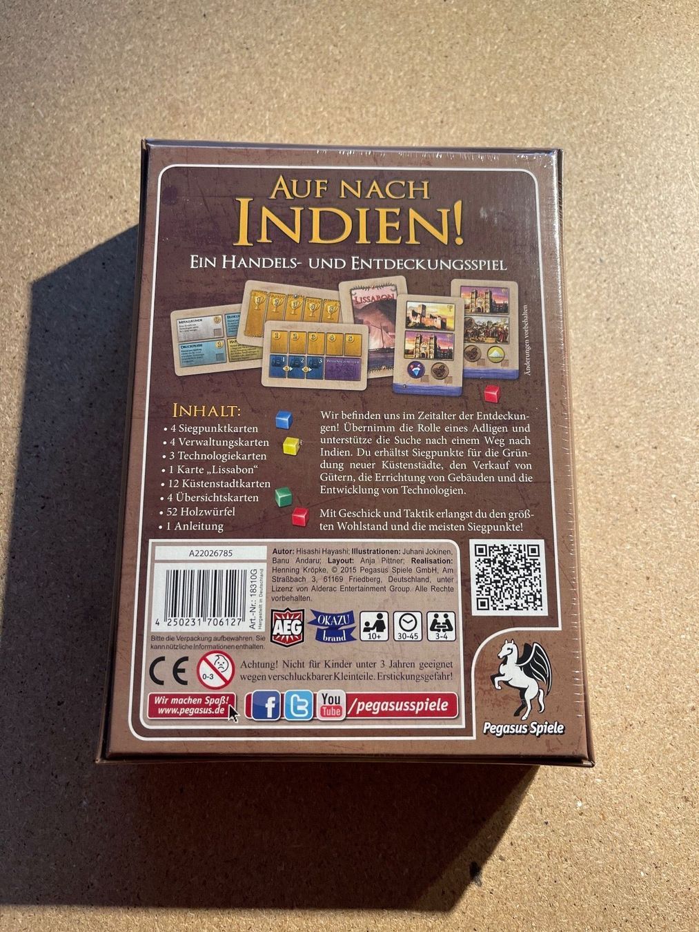 Spiele: Auf nach Indien! *** Neu *** – Neu und originalverpackt aus Wettingen von TheCenturion 1