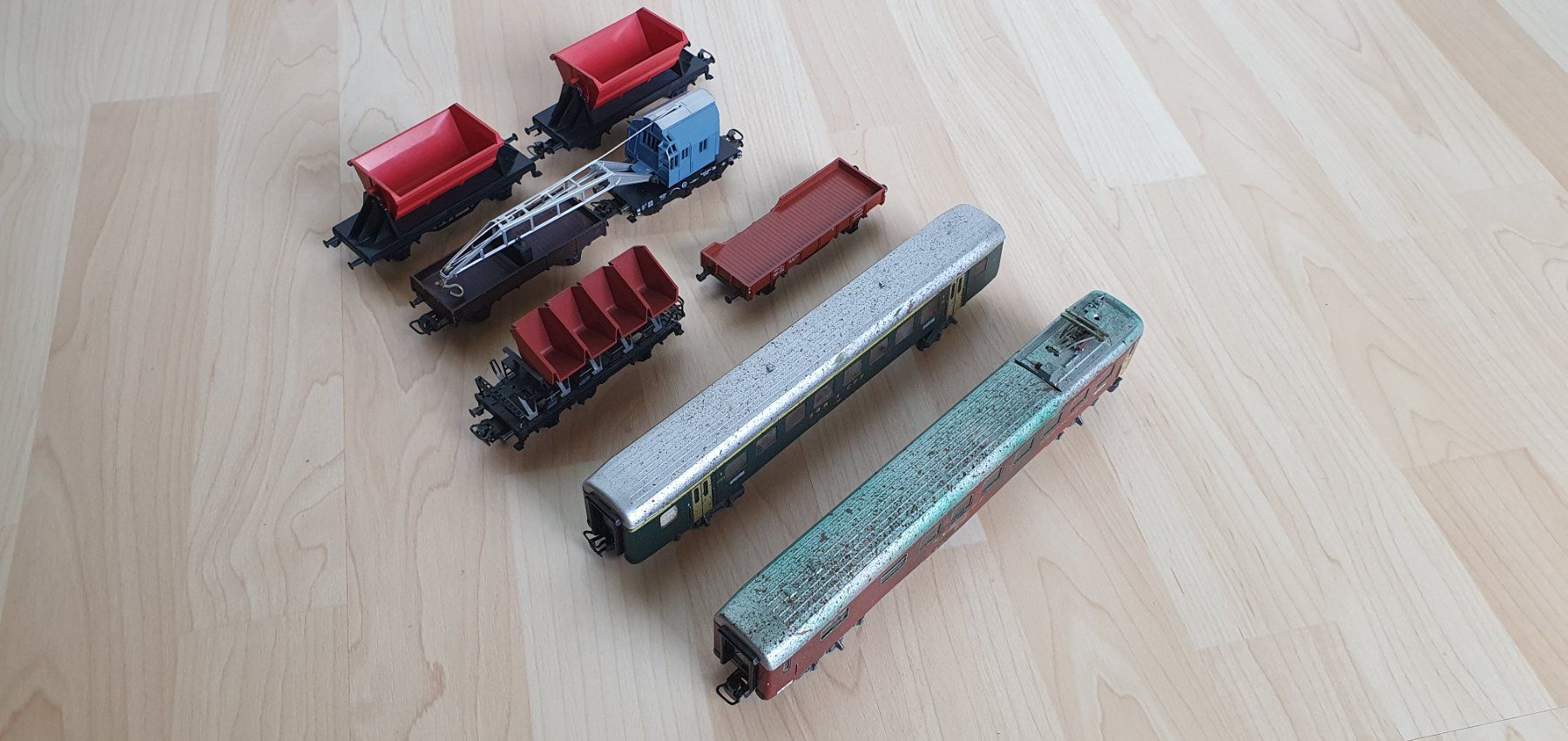 Märklin Modellini di ferrovie: Konvolut Märklin Wagen – Difettoso da Ernetschwil venduto da Cob1998 3