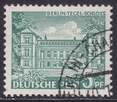 Berlin (West) Plattenfehler MiNr. 44 VIII gestempelt