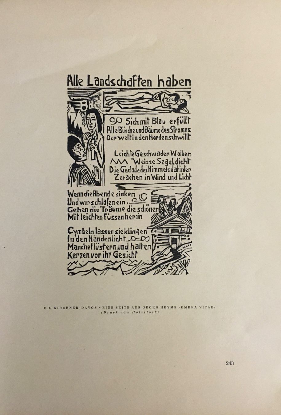 Xilografie: Ernst Ludwig Kirchner, Holzschnitt, Expressionismus, TOP! – Usato da Frauenfeld venduto da Merk52 1