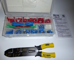 Mister Tool Kabelschuhzange + Kabelschuhe Steckverbinder neu