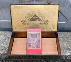 antik Zigarrendose EICIFA Eichenberger Cigarrenfabrik + Scha