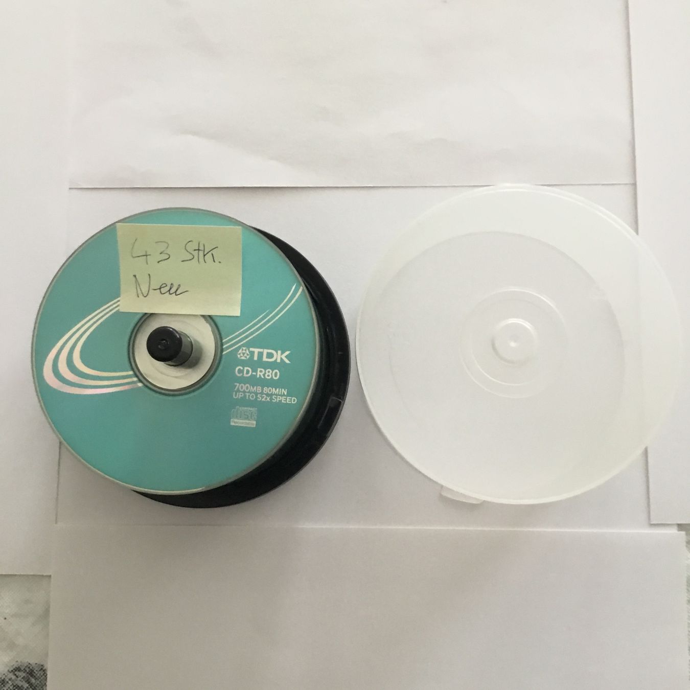 CD & DVD vergini: CD- R80 Rohlinge 43 Stk. Neu – Nuovo (secondo la descrizione) da Blauen venduto da sternchen66 2