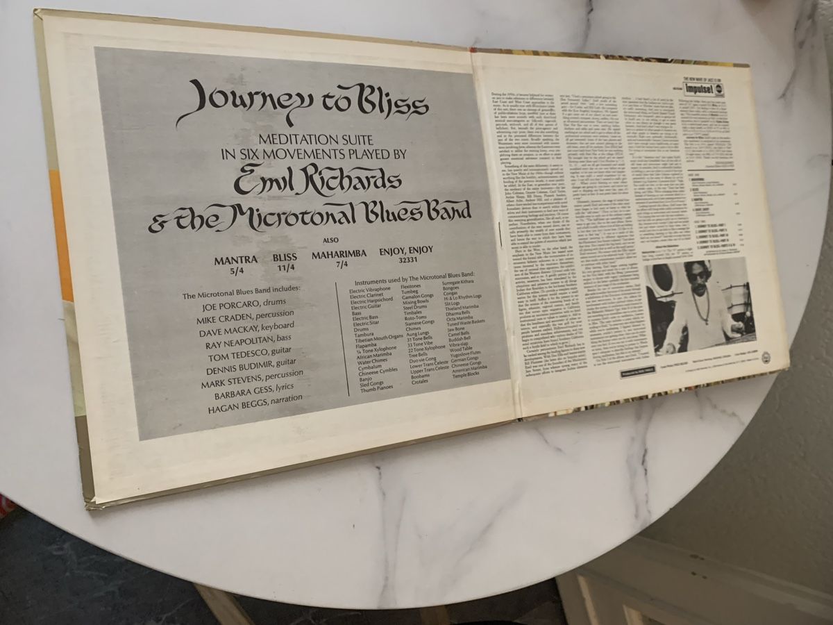 Dischi in vinile: Emil Richards/ Journey to Bliss – Usato da lausanne venduto da Ccheche 1