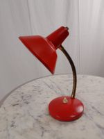 Vintage Tischlampe Bürotischlampe Lampe in rot