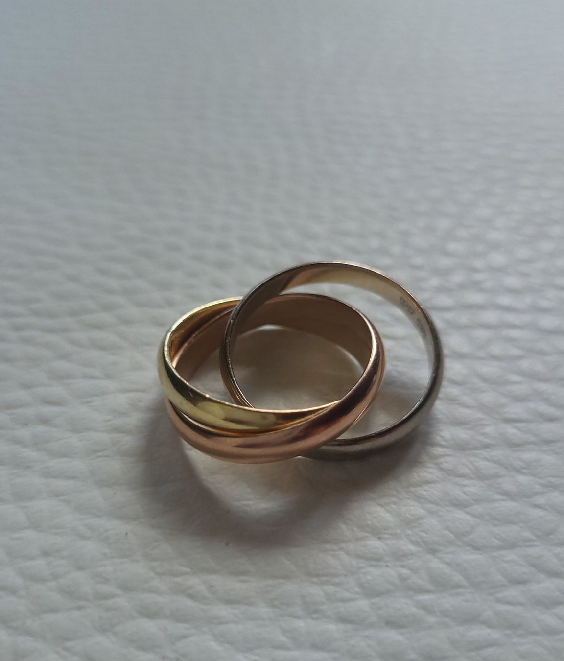 Anelli: Gold 585 Tricolour Ring – Usato da Wald ZH venduto da Dasilver 7