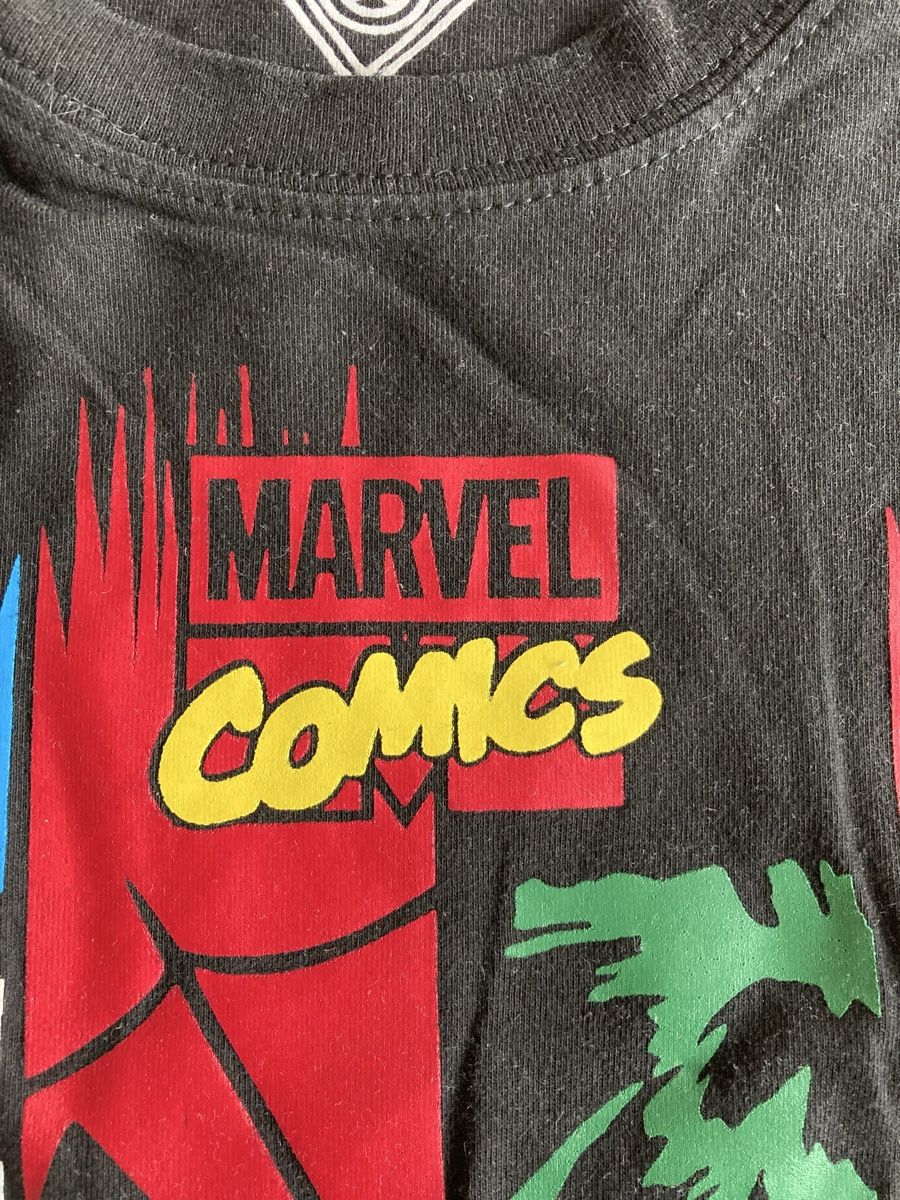Camicie, T-shirt & Polo: Marvel T-Shirt Gr. Etwa 134 schwarz – Usato da Buttisholz venduto da Bellabusi 2
