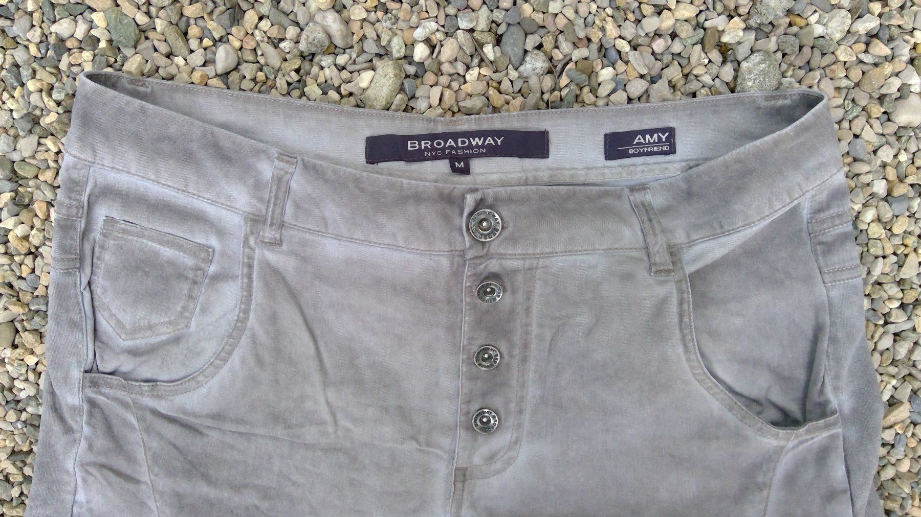 Hosen: Short praline BROADWAY, taille M, 4x poches, coton – Neu (gemäss Beschreibung) aus Agiez von chouchanelle 1