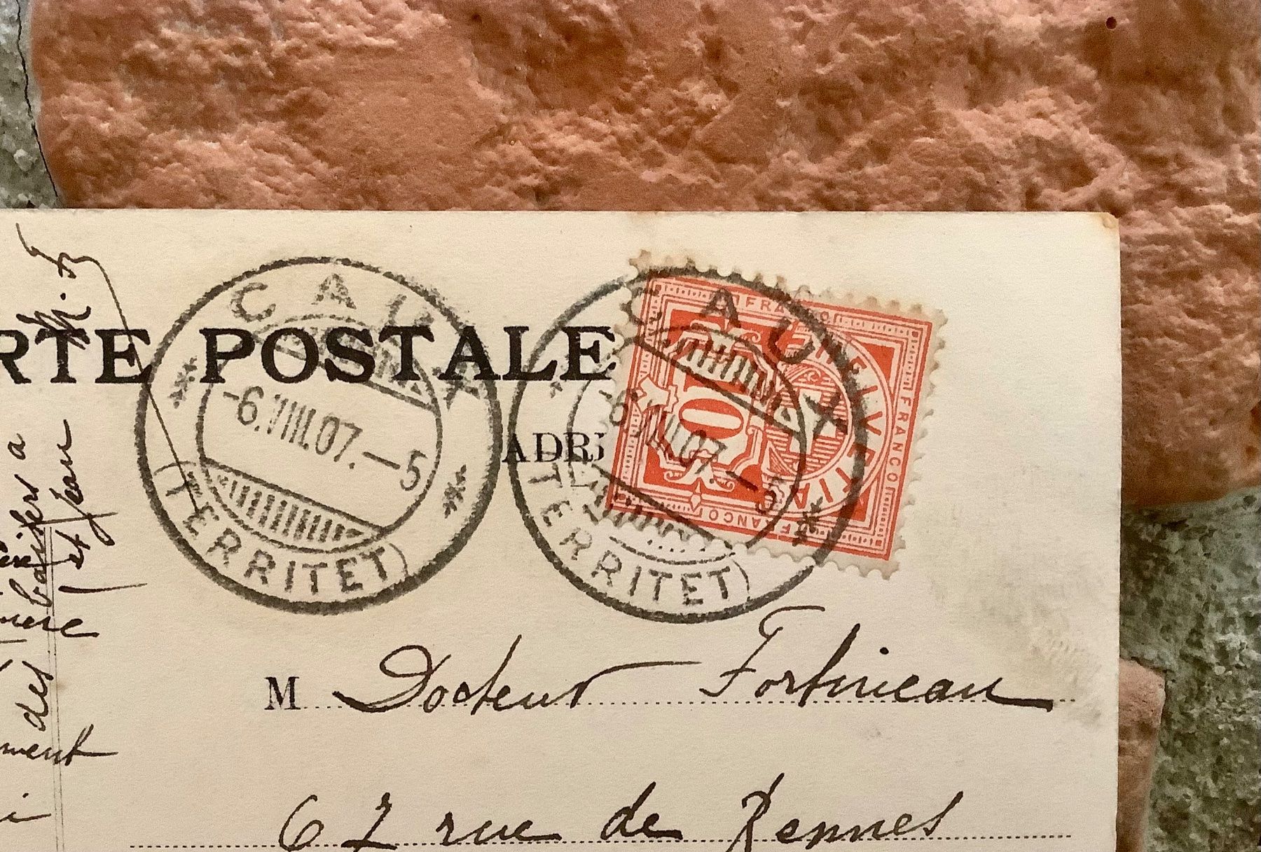 Cartoline postali: 1907 - CAUX PALACE - Territet – Usato da Root venduto da ENGLAND-TREASURES 3