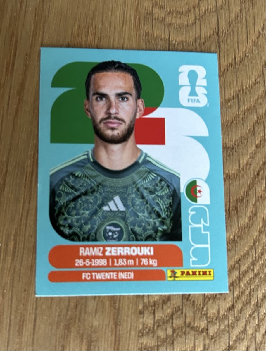 Panini Cartes à collectionner: FIFA WM 2026 ALG11 Zerrouki – D'occasion à Biel/Bienne par pau_fg6x