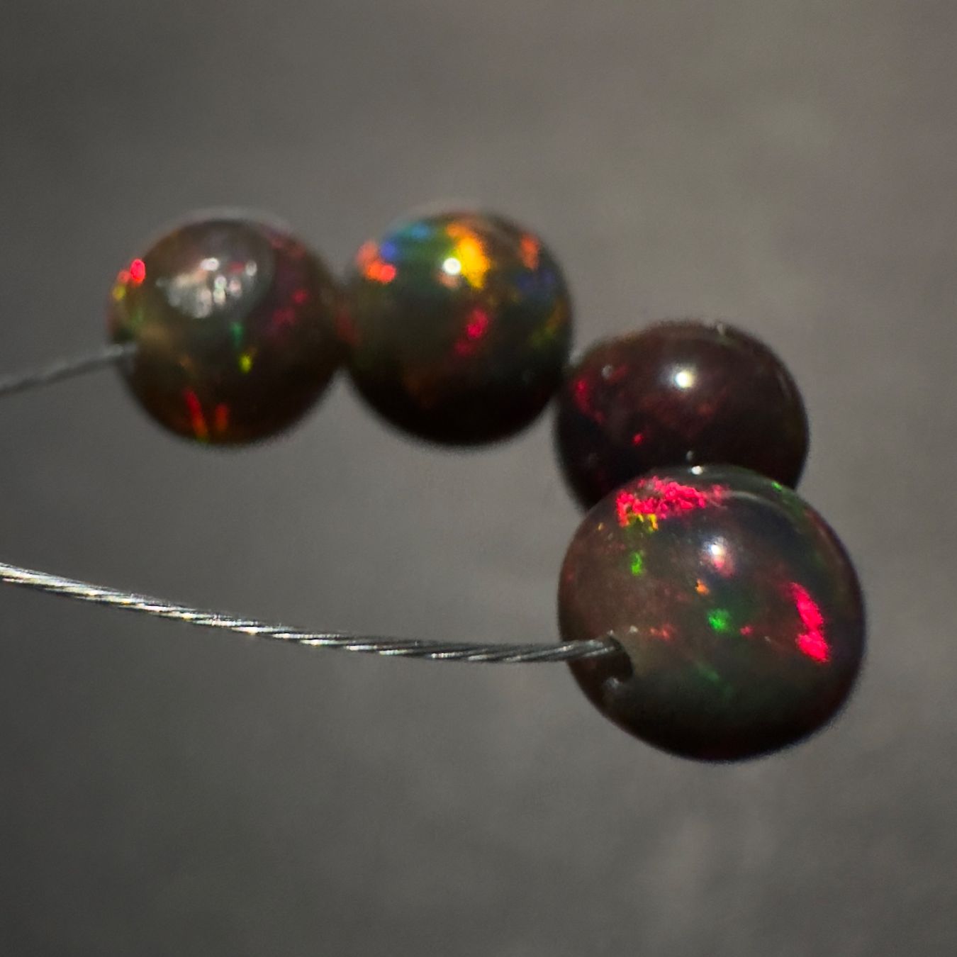 Pietre preziose: 2.97 ct - Natural Ethiopian Opal Beads - 4 Pcs – Nuovo (secondo la descrizione) da Zürich venduto da Yoohooz 2