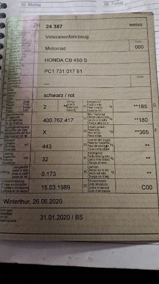 Honda Strada: Honda 450 Motorrad – Usato da Binz venduto da Petici 6